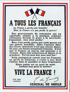 Céremonie de l'appel du 18 juin 1940 Verneuil l'étang